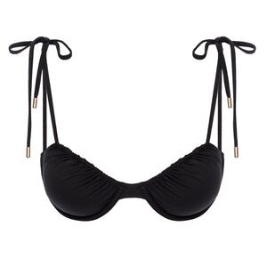 MONDAY SWIMWEAR - Black Isla Mujeres Top (V)